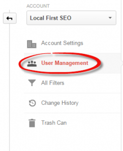 Google Analytics User Management | Carrollton TX